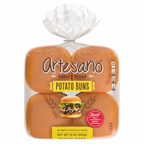 ARTESANO POTATO BUNS 15 OZ