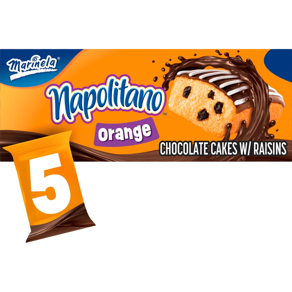 MARINELA ORANGE CAKE RAISINS NAPOLITANO