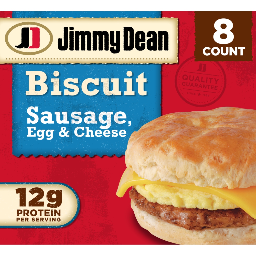 JIMMY DEAN BISCUIT SAUSAGE EGG CHEESE