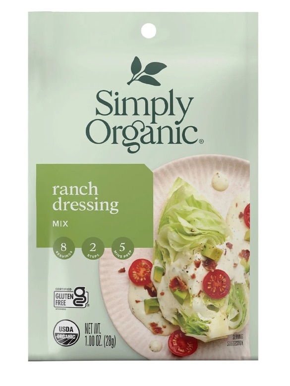 SIMPLY ORGANIC RANCH DRESSING MIX