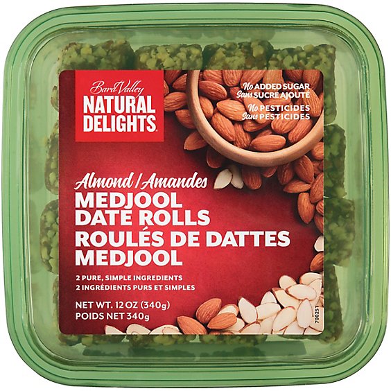 THE JEWEL ORGANIC ALMOND DATE ROLL 12 OZ
