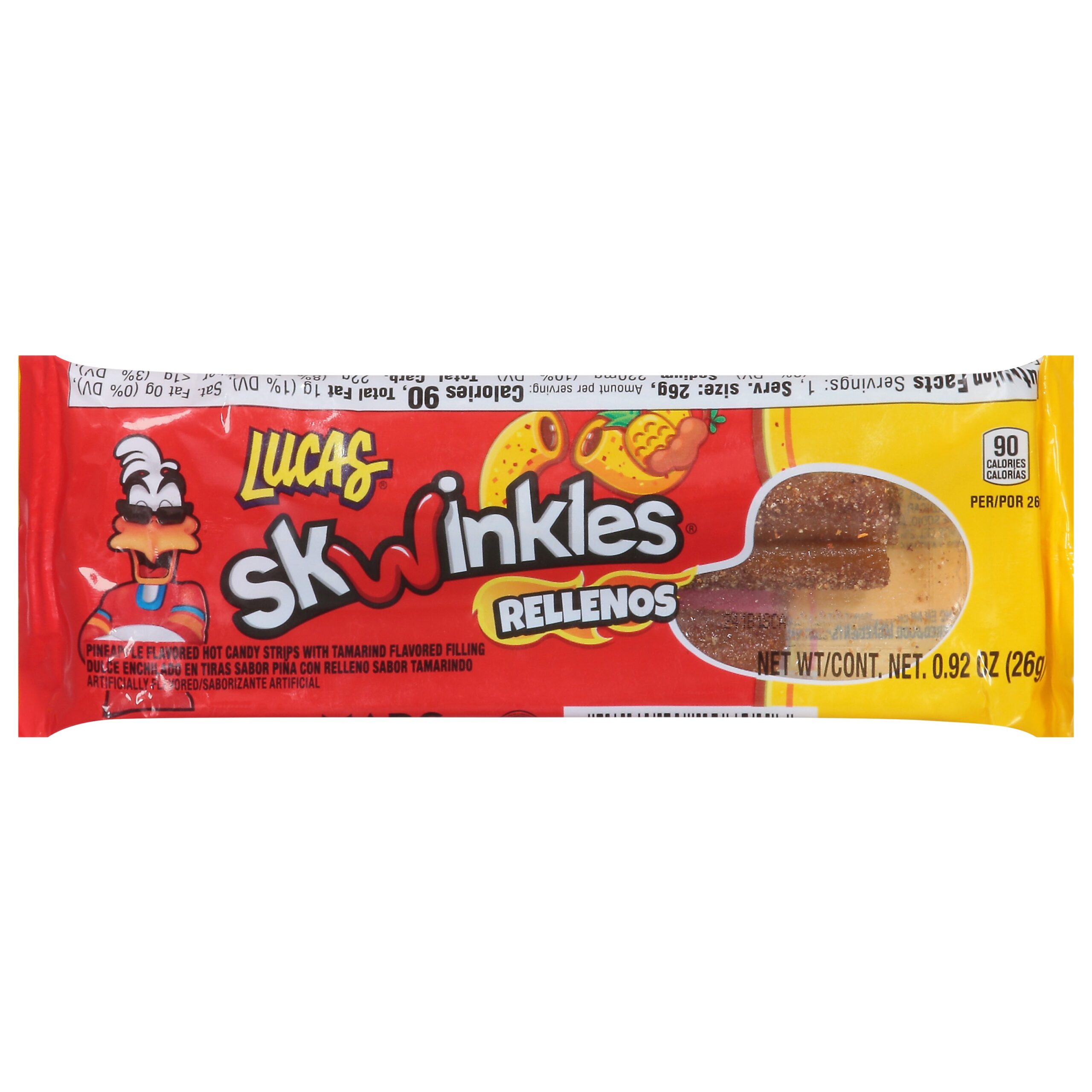 LUCAS SKWINKLES RELLENOS 0.92OZ