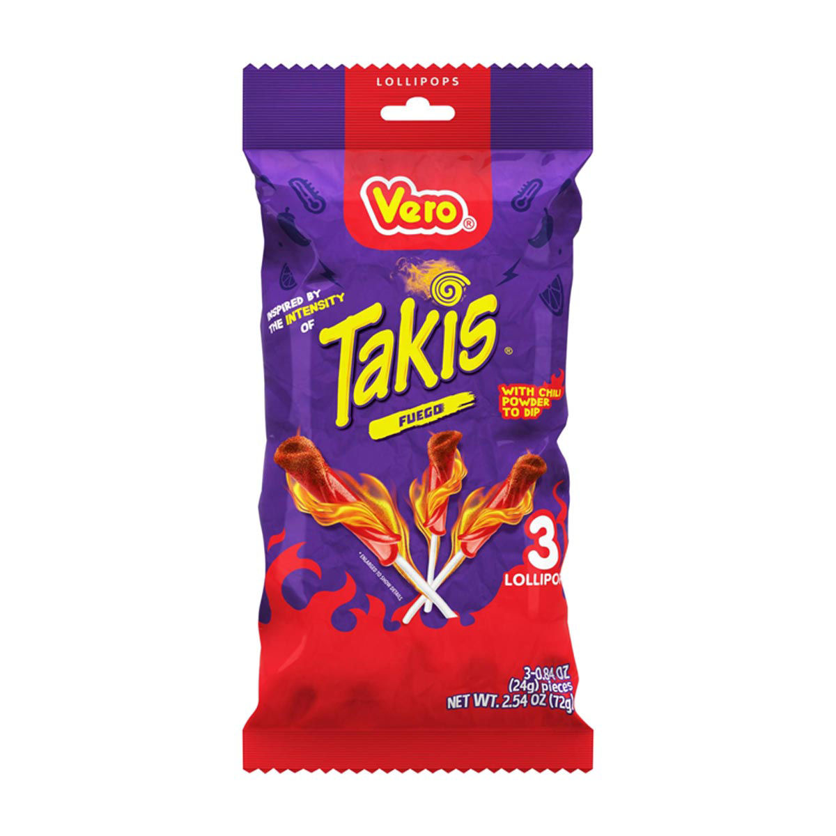 VERO TAKIS FUEGO LOLIPOP 3C