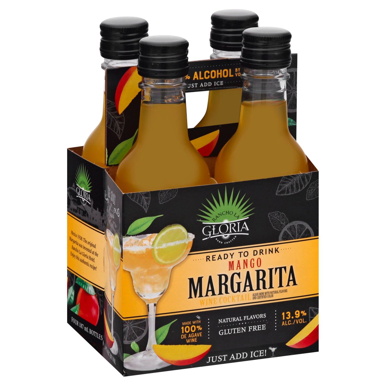 MI RANCHO MARGARITA MANGO 187 ML