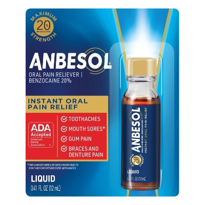 ANBESOL LIQUID ORAL RELIEVER