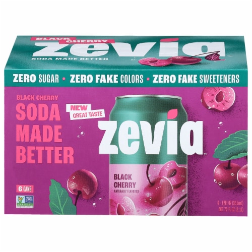ZEVA BLACK CHERRY ZERO SUGAR 6
