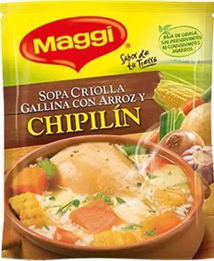MAGGI SOPA CRIOLLA GALLINA CON CHIPILIN