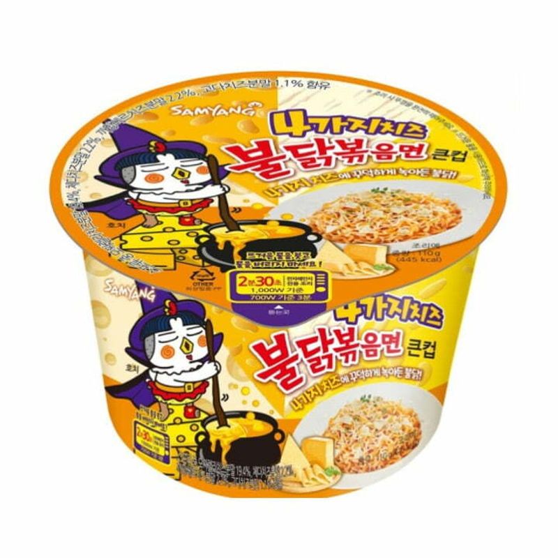BULDAK SPICY RAMEN 4 CHEESE 3.88OZ