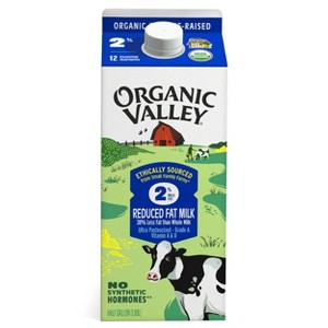 ORGANIC VALLEY REDUCED FAT MILK 2% 64 OZ