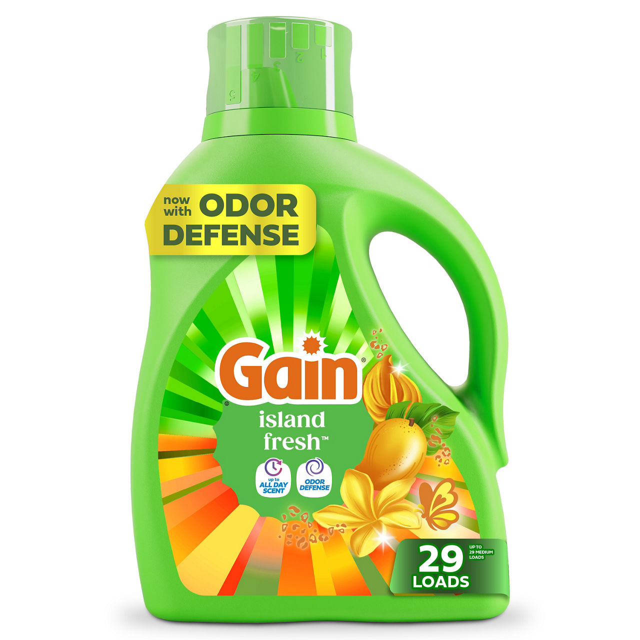 GAIN ISLAND FRESH DETERGENT 39 OZ