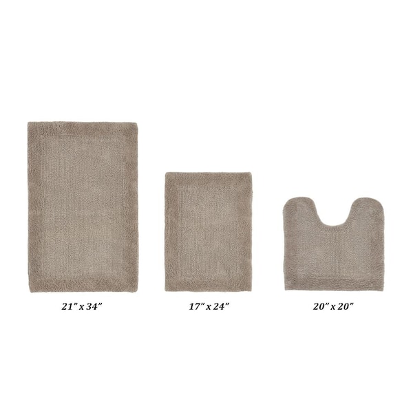 HOME TRENDZ BATH MAT SET 3PC
