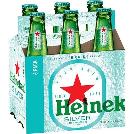 HEINEKEN SILVER BOTTLE 6P