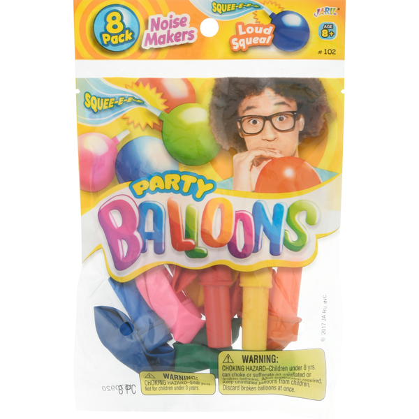 JA RU NOISE PARTY BALLONS 8C