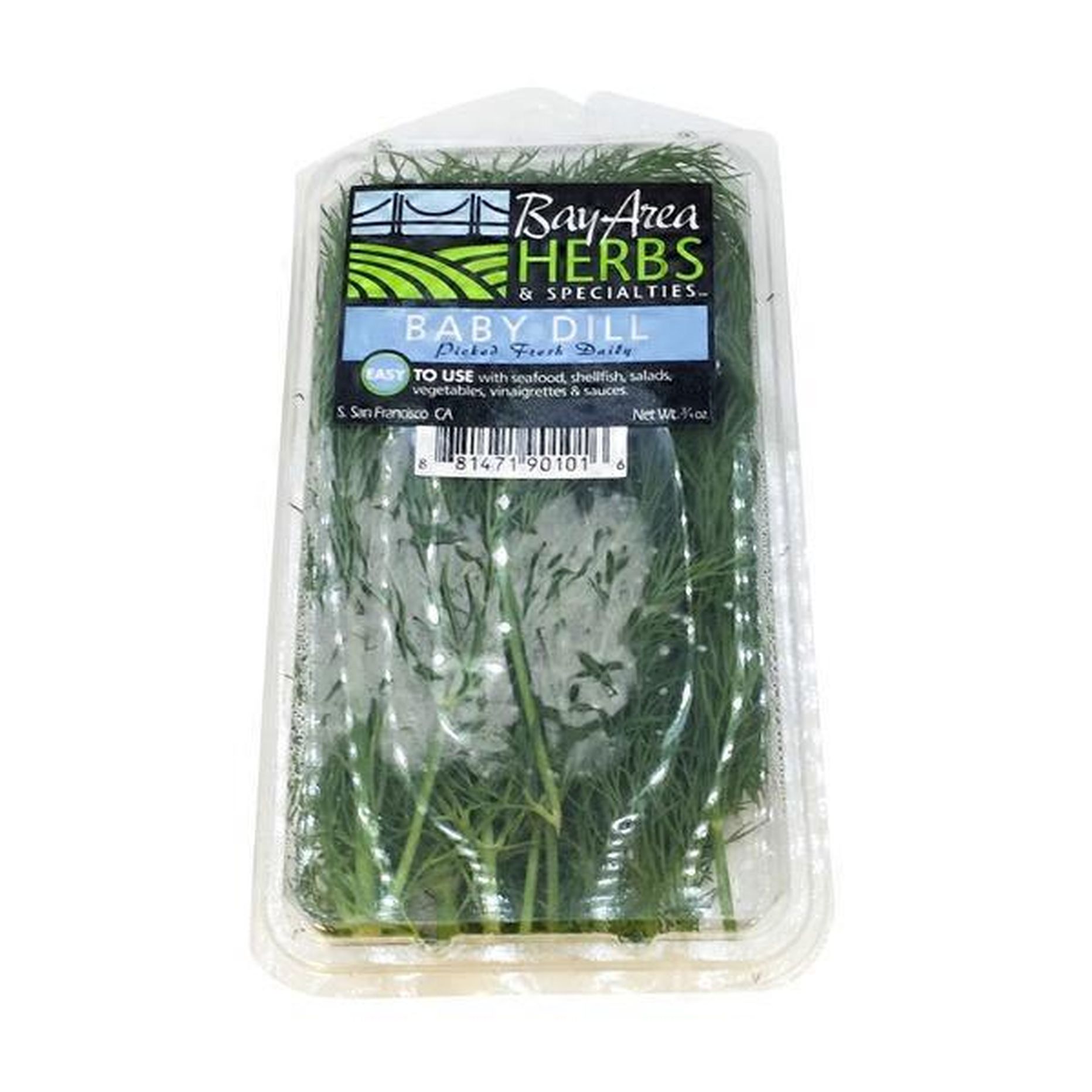 BAY AREA HERBS BABY DILL 3 OZ