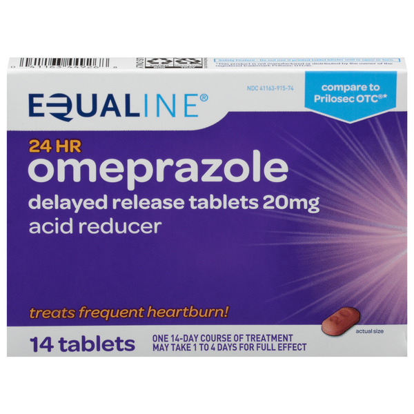 EQUALINE OMEPRAZOLE HEARTBURN
