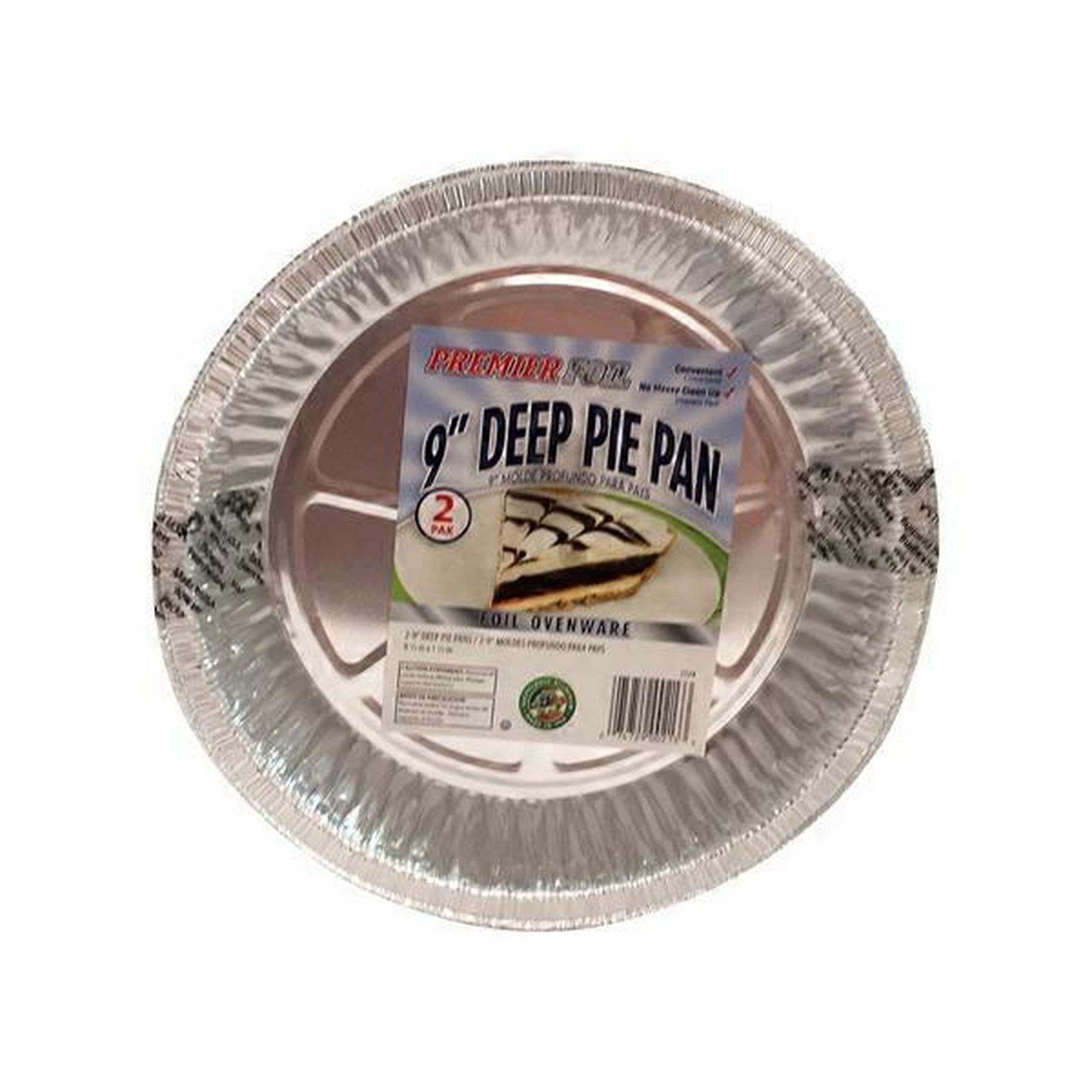 PREMIER FOIL 9 DEEP PIE PAN 2PC