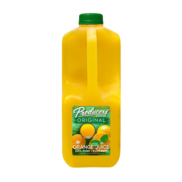 PRODUCERS 100% ORANGE JUICE 16 OZ
