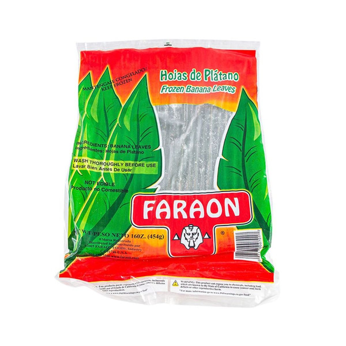 FARAON FROZEN PLANTAINS LEAVES 16OZ