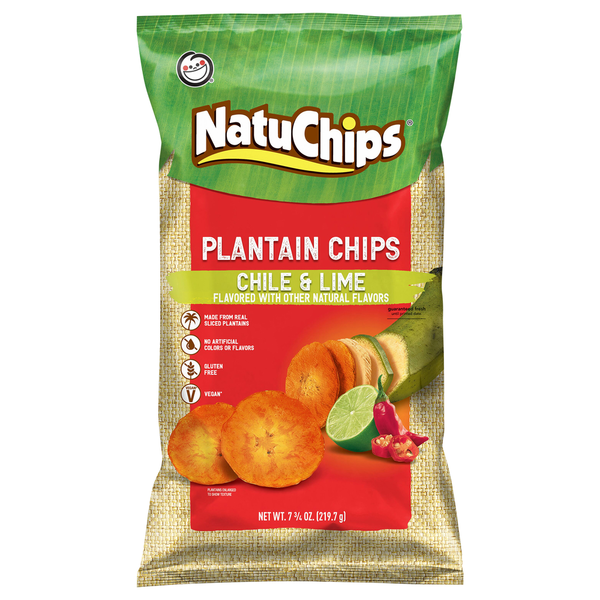 PLANTAIN CHIPS CHILE LIME 2 OZ