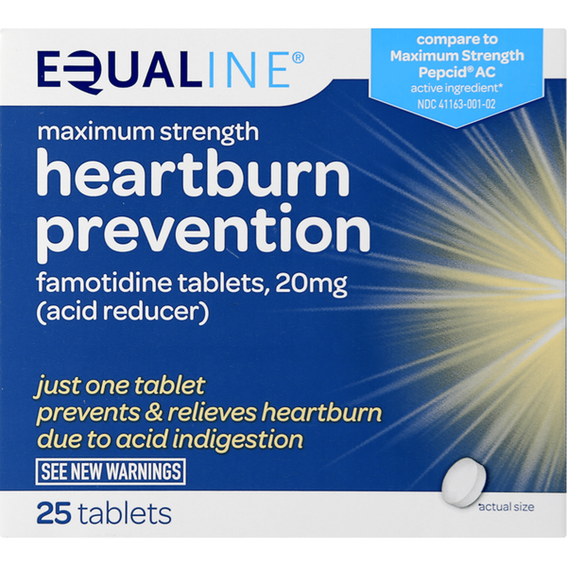 EQUALINE FAMOTIDINE HEARTHBURN PREVENTION