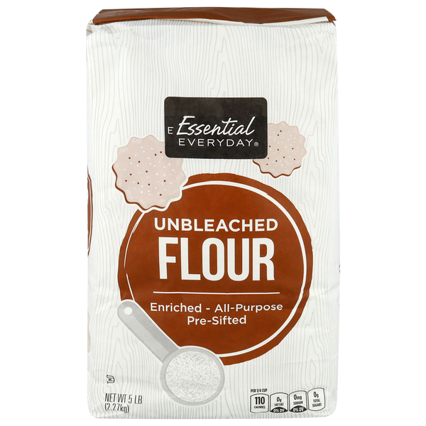 ESSENTIAL EVERYDAY UNBLEACHED FLOUR ALL PURPOSE 5L