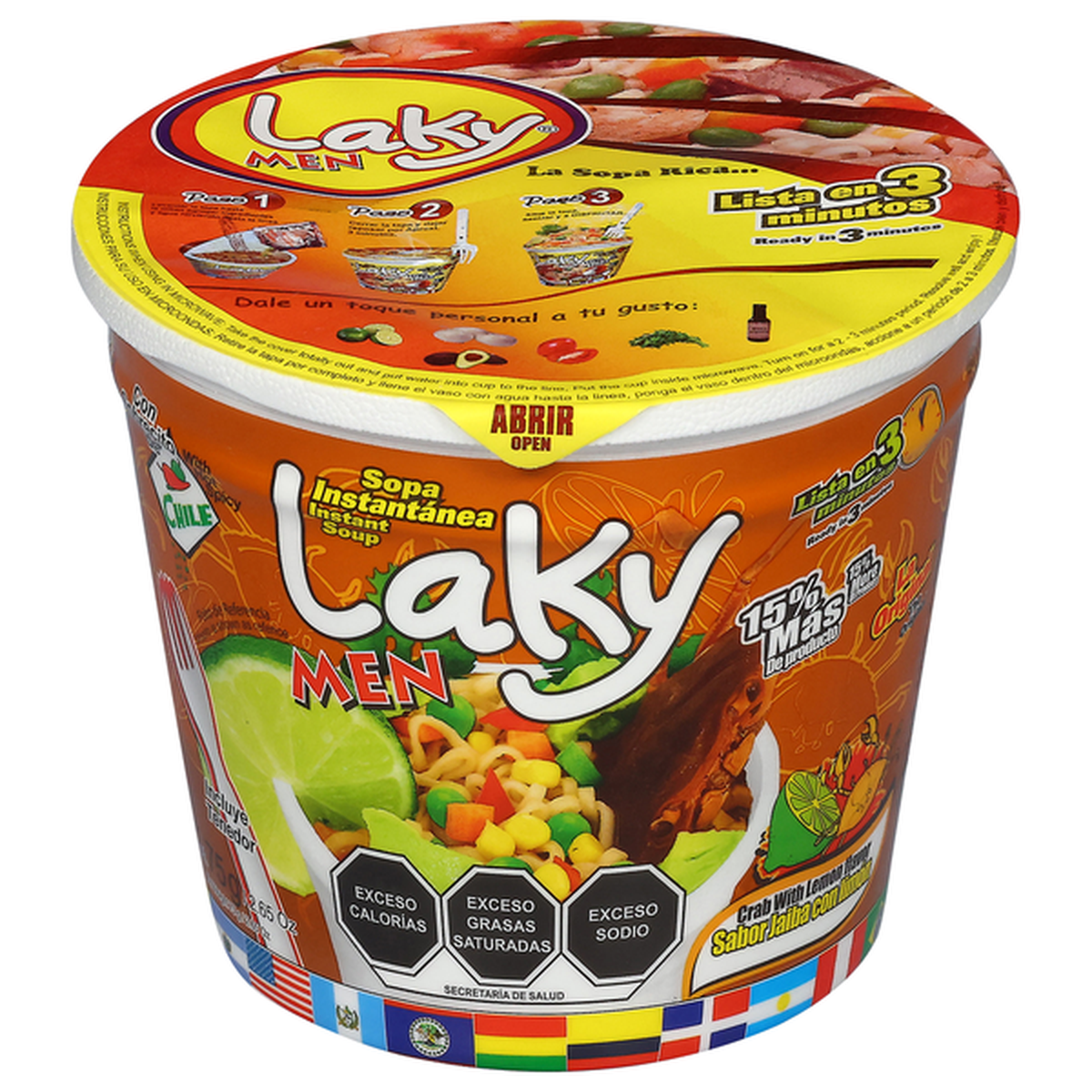 LAKY MEN CHILE LEMON 2.65 OZ