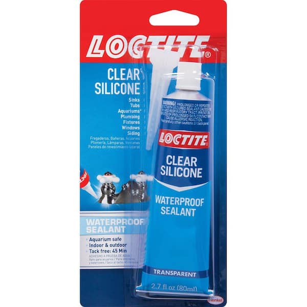 LOCTITE CLEAR SILICONE WATERPROOF 2.7 OZ