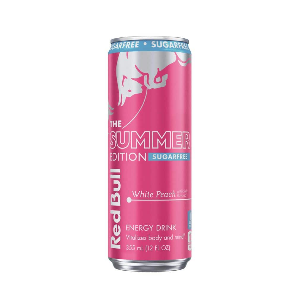 R5ED BULL WHITE PEACH SUGAR FREE 12 OZ