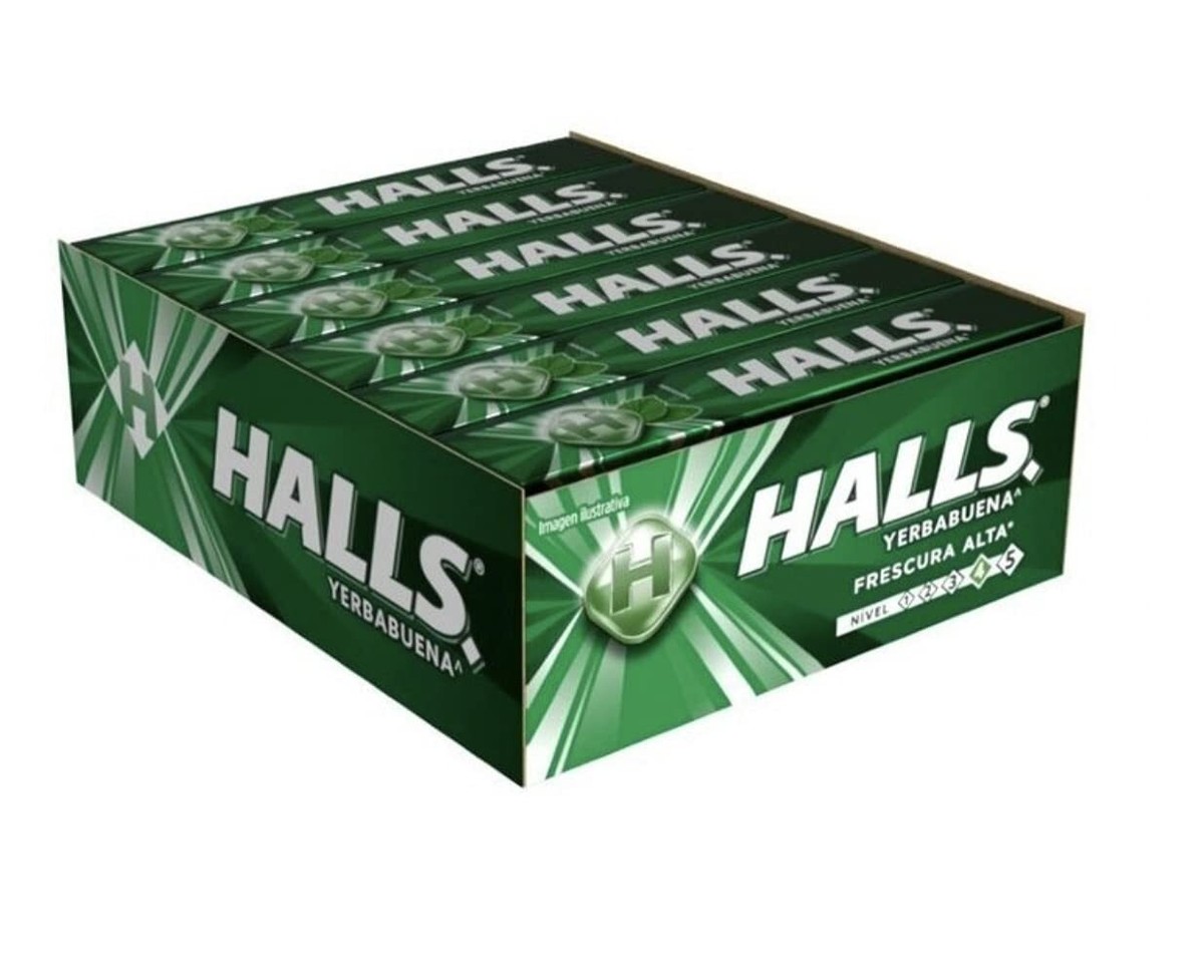 HALLS YERBA BUENA 9C