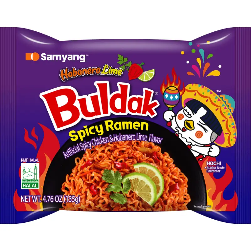 BULDAK RAMEN HABANERO LIME 4.76OZ