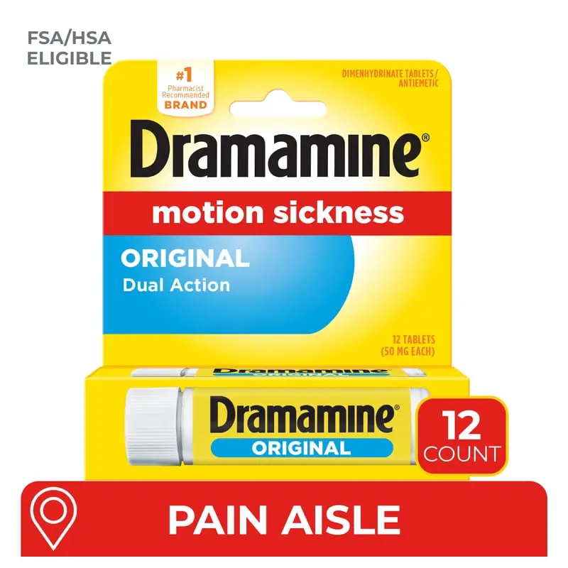 DRAMAMINE MOTION SICKNESS 12 C