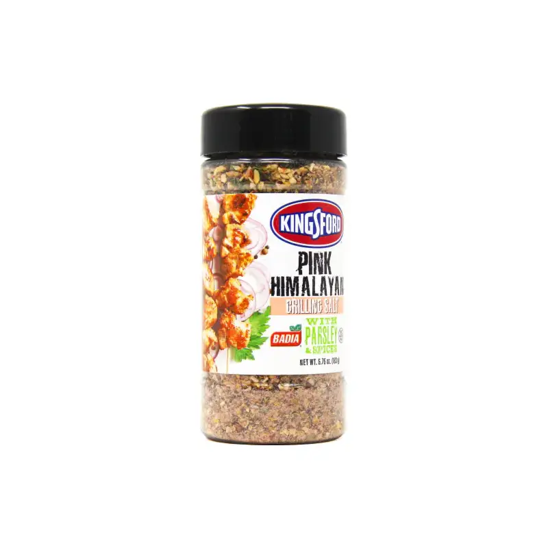 KINGSFORD PINK HIMALAYAN GRILLING SALT WITH PARSLE