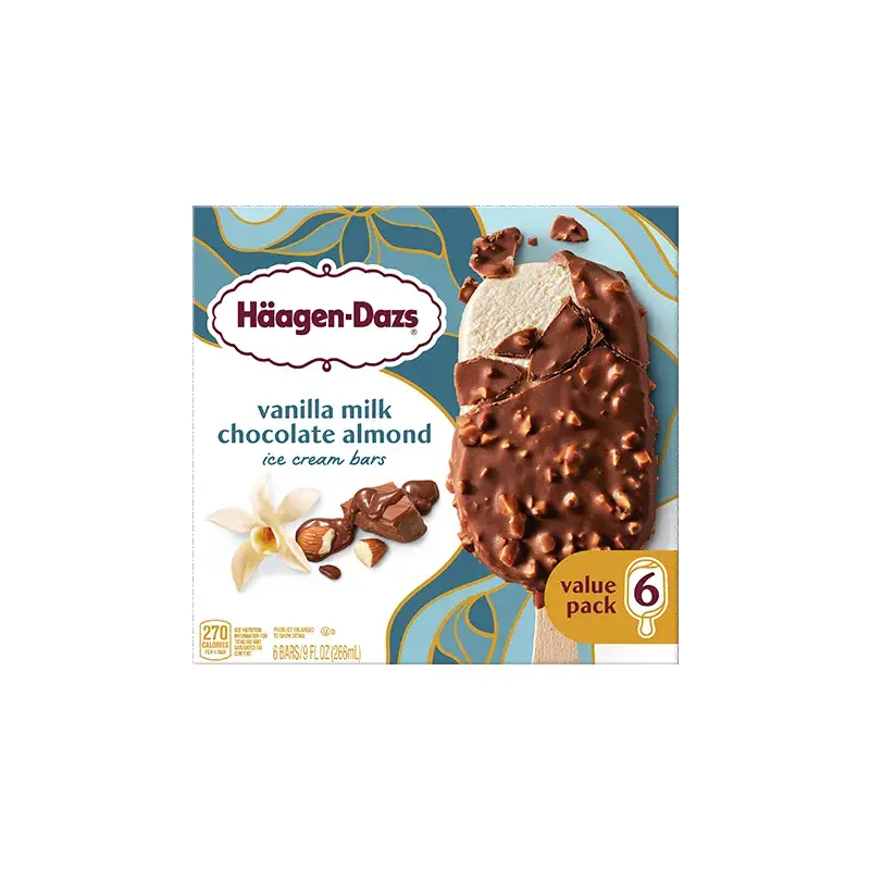 HAAGEN DAZS VANILLA MILK CHOCOLATE ALMOND