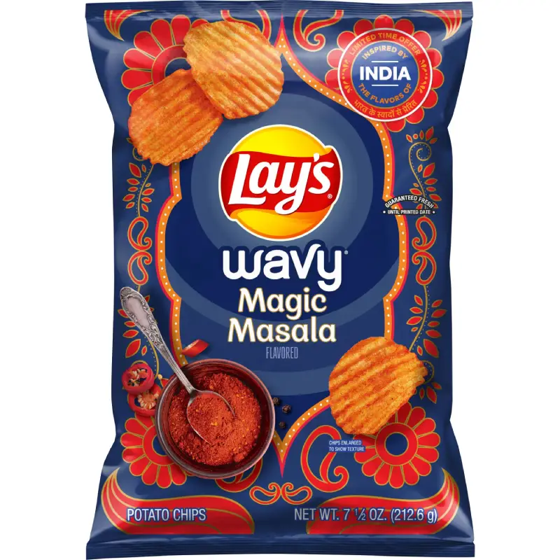 LAYS WAVY MAGIC MASALA 7 OZ