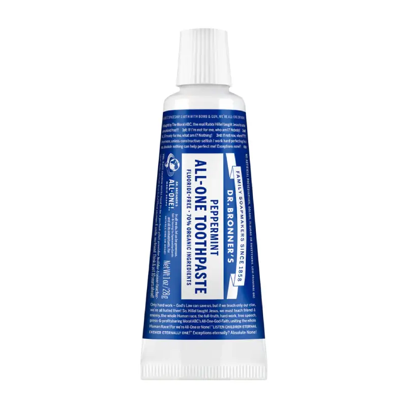 DR BRONNERS PEPPERMINT TOOTHPASTE 1 OZ