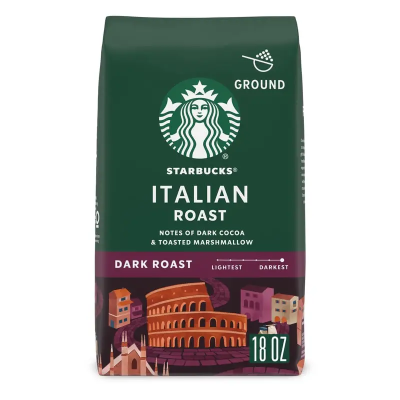 STARBUCKS ITALIAN ROAST DARK ROAST 18 OZ