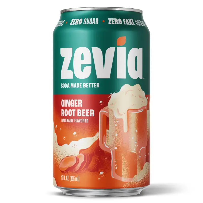 ZEVIA GINGER ALE ZERO SUGAR